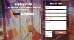 Desktop Screenshot of origineight.com